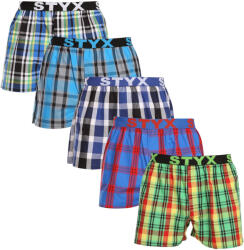 Styx 5PACK Boxeri largi bărbați Styx elastic sport multicolor (5B1167890) L (174831)