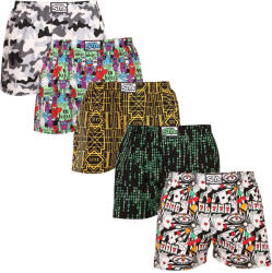 Styx 5PACK Boxeri largi bărbați Styx art elastic clasic multicolor (5A1122735) M (173300)