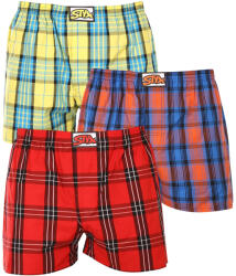 Styx 3PACK Boxeri largi bărbați Styx elastic clasic multicolor (3A10236) XXL (174132)