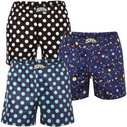 Styx 3PACK Boxeri largi bărbați Styx premium art elastic clasic (3AP10357) S (173255)