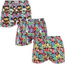 Styx 3PACK Boxeri largi bărbați Styx art elastic clasic multicolor (3A11565) S (178812)