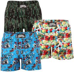 Styx 3PACK Boxeri largi bărbați Styx premium art elastic clasic (3AP95428) M (173253)
