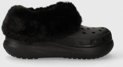 Crocs papucs Furever Crush fekete, női, 208446 - fekete Női 38/39