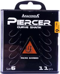 Anaconda Piercer CurveShank mikroszakállas / méret 6 / 11db (2400206)
