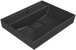 CeraStyle SHARP - MATT FEKETE - porcelán mosdókagyló - 60 x 48 cm (VB012I02U05) - globalvivamarket