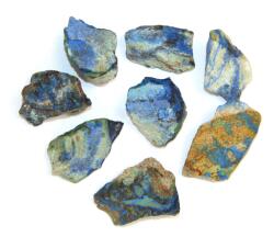 Azurit cu Malachit Mineral Natural Brut - 35-45 x 25-32 mm - ( XL ) - 1 Buc