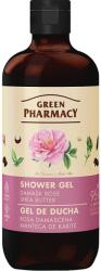 Green Pharmacy Gel de dus trandafir de Damasc si unt de shea (500ml)