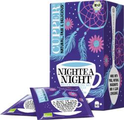 Cupper Cupper® Nightea Night Bio Ceai din plante din fructe porționat cu scorțișoară, mușețel, rooibos și aromă naturală de portocale (20buc)