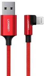 UGREEN Lightning to USB-A Angled Cable UGREEN US299, 2.4A, 1m (Red) (IN-60555)