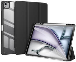 Dux Ducis Toby case iPad Air 13 (2024)/iPad Pro 12.9" (2018-2022) oldalra nyíló okos tok, érintőceruza tartóval, fekete