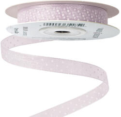 Pöttyös organza szalag 10mm x 20m - Levendula (DR10-29)