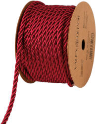 Valex Decor Dekor zsinór 3mm x 10m - Fényes bordó (RS3-91)