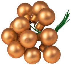 Valex Decor Üveggömb pick, matt bronz, 2cm-es, 12 db-os köteg (GP-M81)