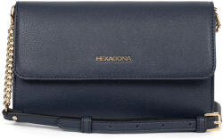 Hexagona Kisebb női kézitáska mobiltelefonhoz és iratokhoz Hexagona Gloria - sötétkék