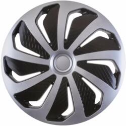 Cridem Set capace roti auto Cridem Wind 4buc - Argintiu/Negru - 16