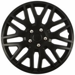 Cridem Set capace roti auto Cridem Dakar NC 4buc - Negru/Crom - 15