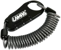 Lampa Antifurt cablu spiralat cu cifru Raptor - 150cm