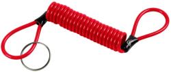 Lampa Cablu spiralat din otel Safety Reminder - 150cm - Rosu