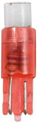 LAMPA Bec tip LED 12V iluminat bord soclu pl. T5 W2x46d 5buc - Rosu