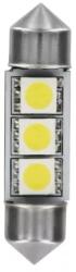 LAMPA Bec Hyper-Led9 - 3SMD 24/28V sofit 10x36mm soclu SV85-8 2buc - Alb