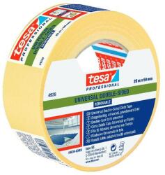 tesa Banda dublu adeziva fixare transparenta adeziv cauciuc 50 mm x 25 m (DTS049393)