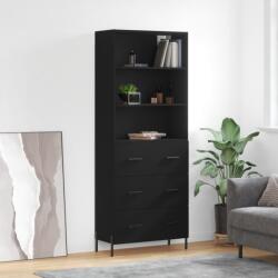 vidaXL fekete szerelt fa magasszekrény 69, 5 x 34 x 180 cm (3189390)