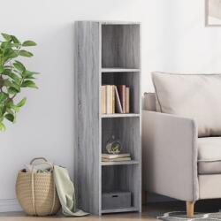 vidaXL szürke sonoma színű szerelt fa magasszekrény 30 x 41 x 124 cm (846381)
