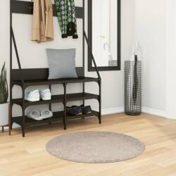 vidaXL PAMPLONA bézs magas szálú bolyhos modern szőnyeg Ø 80 cm (375221) - vidaxl