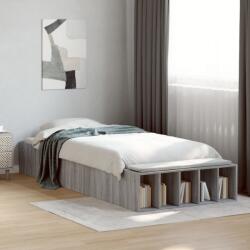 vidaXL sonoma tölgyszínű szerelt fa ágykeret 90 x 200 cm (3280613)