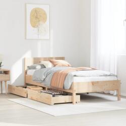 vidaXL tömör fenyőfa ágy matrac nélkül 75 x 190 cm (3301773)