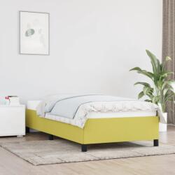 vidaXL zöld szövet ágykeret 90 x 200 cm (347041)