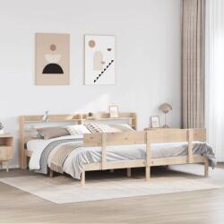 vidaXL tömör fenyőfa ágy matrac nélkül 200 x 200 cm (3306627)