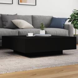 vidaXL fekete szerelt fa dohányzóasztal 100 x 100 x 31 cm (836596)