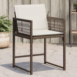 vidaXL 4 db barna polyrattan kerti szék párnával (365020)