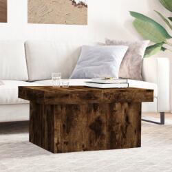 vidaXL füstös tölgy színű szerelt fa dohányzóasztal 100x55x40 cm (840874) - vidaxl