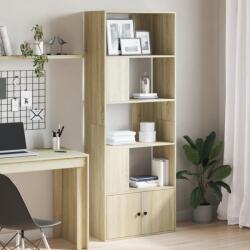 vidaXL sonoma tölgy színű szerelt fa könyvespolc 70 x 36 x 189 cm (3295319) - vidaxl