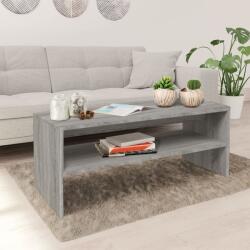 vidaXL szürke sonoma szerelt fa dohányzóasztal 100 x 40 x 40 cm (815256)