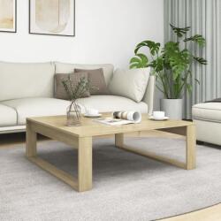 vidaXL sonoma tölgy színű szerelt fa dohányzóasztal 100 x 100 x 35 cm (808633) - vidaxl
