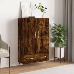 vidaXL füstös tölgy színű szerelt fa magasszekrény 69, 5 x 31 x 115 cm (828217)
