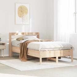 vidaXL tömör fenyőfa ágy matrac nélkül 75 x 190 cm (3306912)