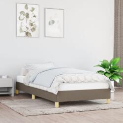 vidaXL tópszínű szövet ágykeret matrac nélkül 100x200 cm (346798)