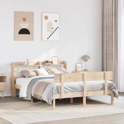 vidaXL tömör fenyőfa ágy matrac nélkül 140 x 190 cm (3306611)