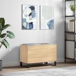 vidaXL sonoma tölgy színű szerelt fa hanglemezszekrény 74, 5x38x48 cm (831735)