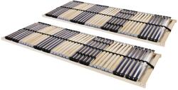 vidaXL 2 db 7 zónás 42 léces ágyrács 70 x 200 cm (3051420)