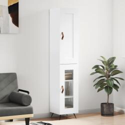 vidaXL magasfényű fehér szerelt fa magasszekrény 34, 5 x 34 x 180 cm (3200363)