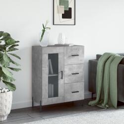 vidaXL betonszürke szerelt fa tálalószekrény 69, 5 x 34 x 90 cm (828056)
