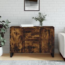 vidaXL füstös tölgy színű szerelt fa tálalószekrény 104 x 35 x 70 cm (827217)