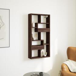 vidaXL barna tölgy színű szerelt fa fali szekrény 50 x 15 x 100 cm (854559) - vidaxl