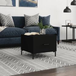 vidaXL fekete szerelt fa dohányzóasztal 50 x 50 x 40 cm (829398) - vidaxl