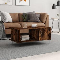 vidaXL füstös tölgy színű szerelt fa dohányzóasztal 90 x 50 x 40 cm (829489)